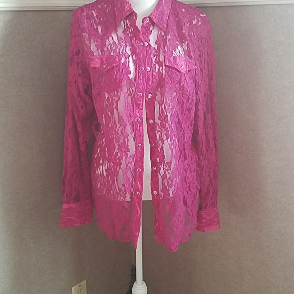 Women's lace blouse